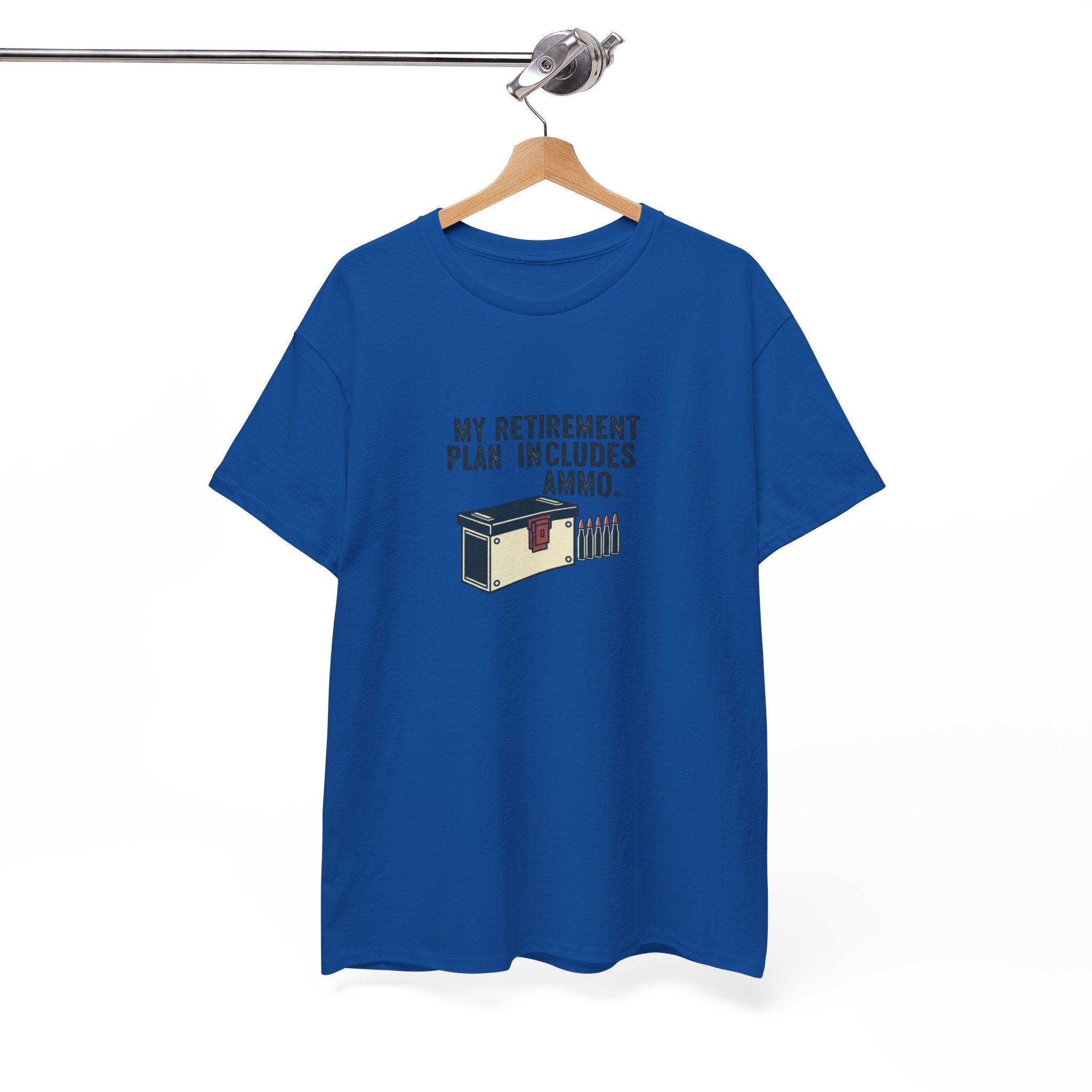 Ammunition Retirement Plan T-Shirt — Funny Gun Lover Tee