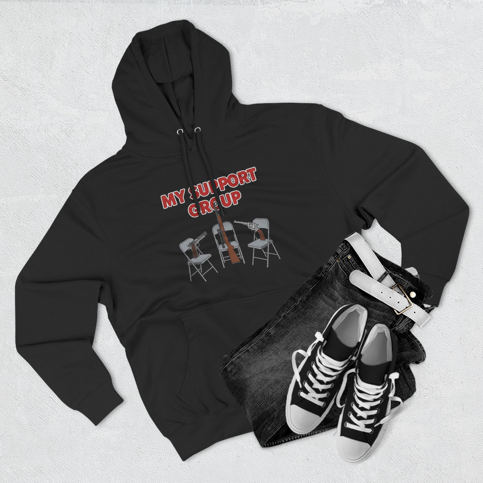 Support Group Hoodie — 'My Support Group' Graphic Pullover