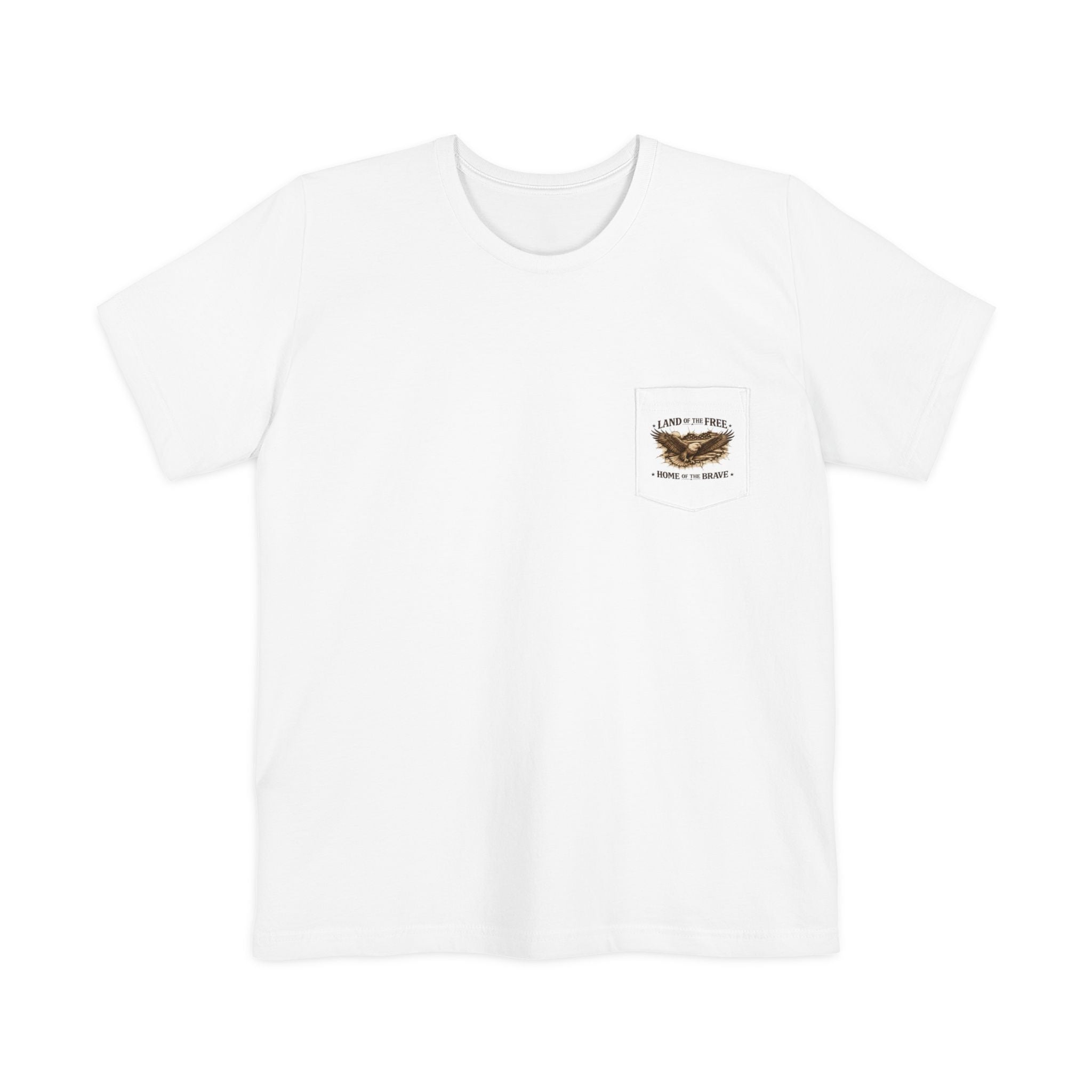 Pocket T-Shirt — 'Carpe Diem' Vintage Eagle Pocket Tee