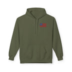 Skull & Cross Rifles American Flag Hoodie — Military Style Tactical Pullover