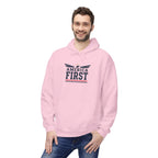 America First Hoodie — Patriotic Flag Eagle Graphic Pullover
