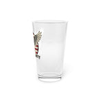 Defend Liberty 16oz Pint Glass – American Flag Eagle Beer Glass