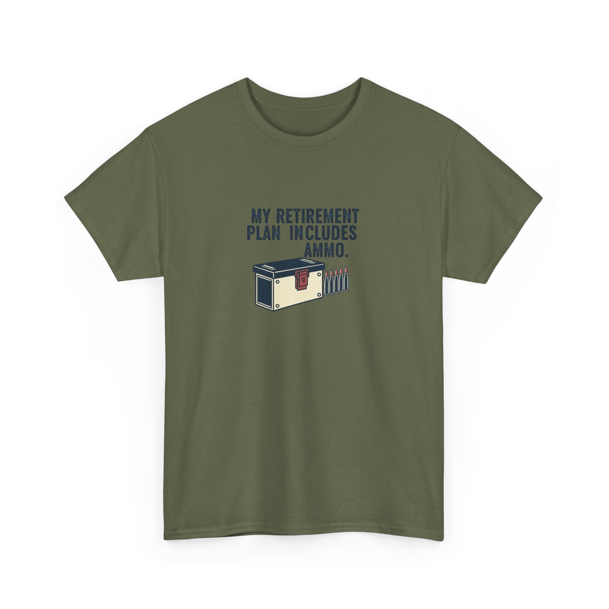 Ammunition Retirement Plan T-Shirt — Funny Gun Lover Tee