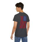 T-Shirt — "Trust God. Not Government." Patriotic American Flag Tee