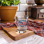 Support ICE Shot Glass — Patriotic 1.5oz Shooter Glass