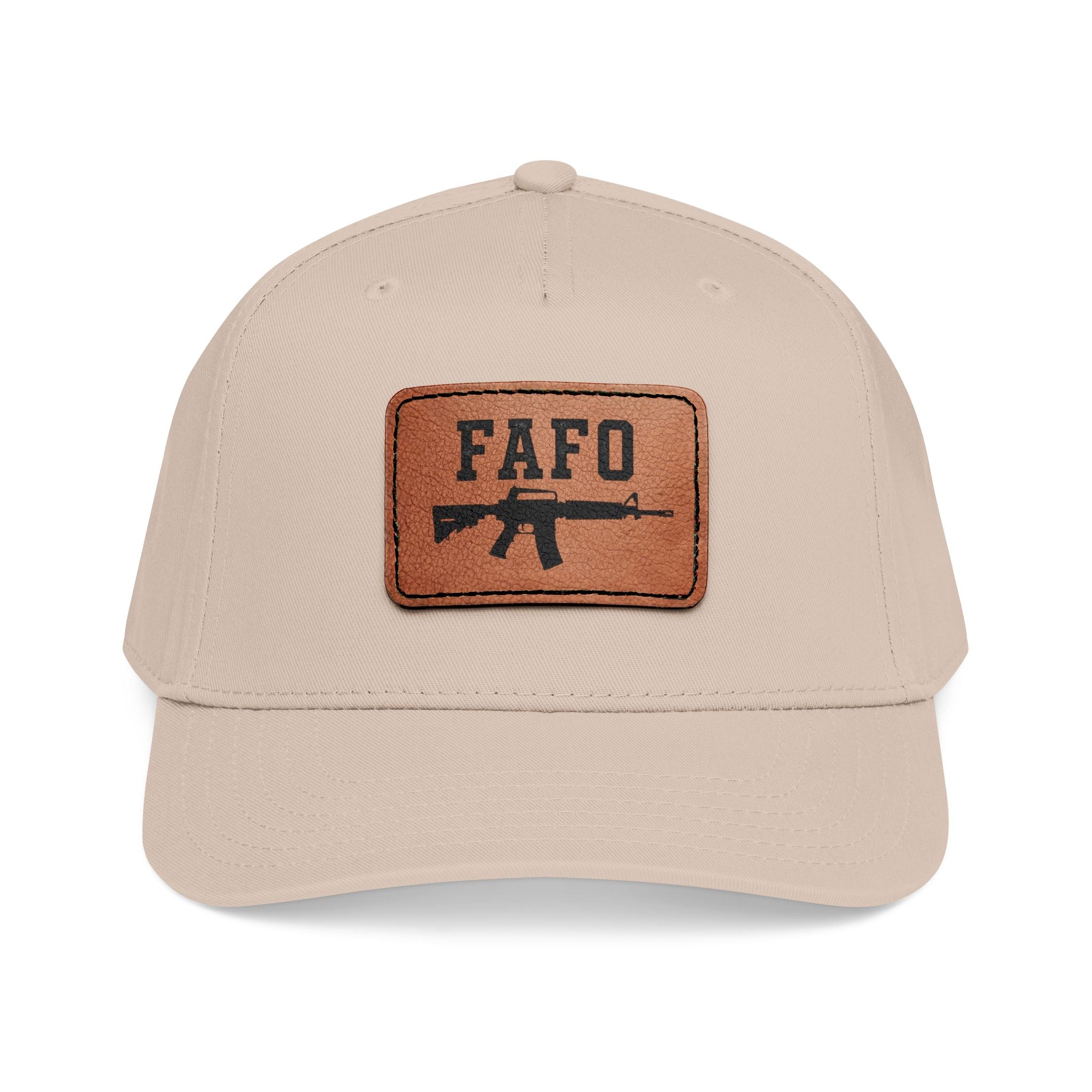 "FAFO" Leather Patch Hat