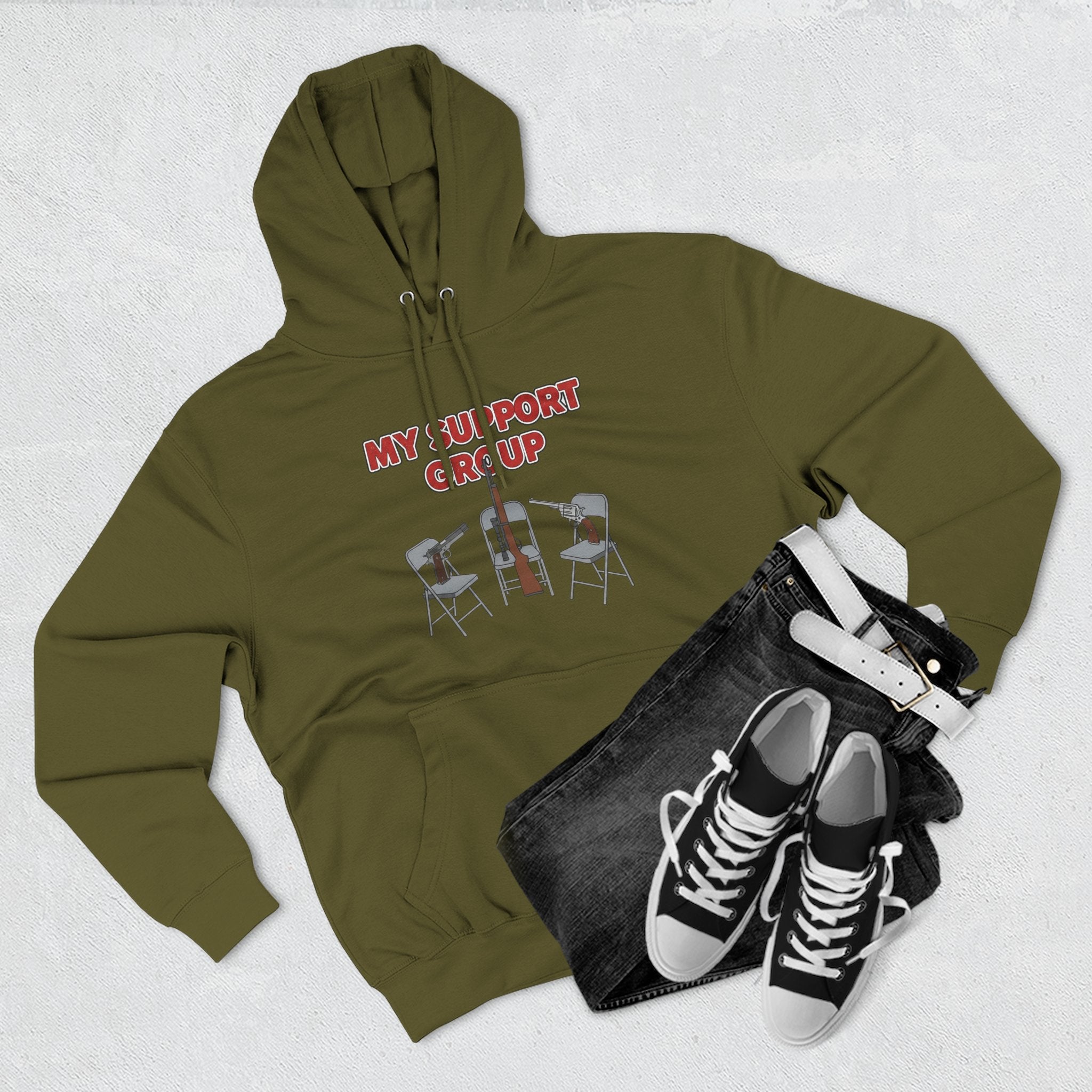 Support Group Hoodie — 'My Support Group' Graphic Pullover