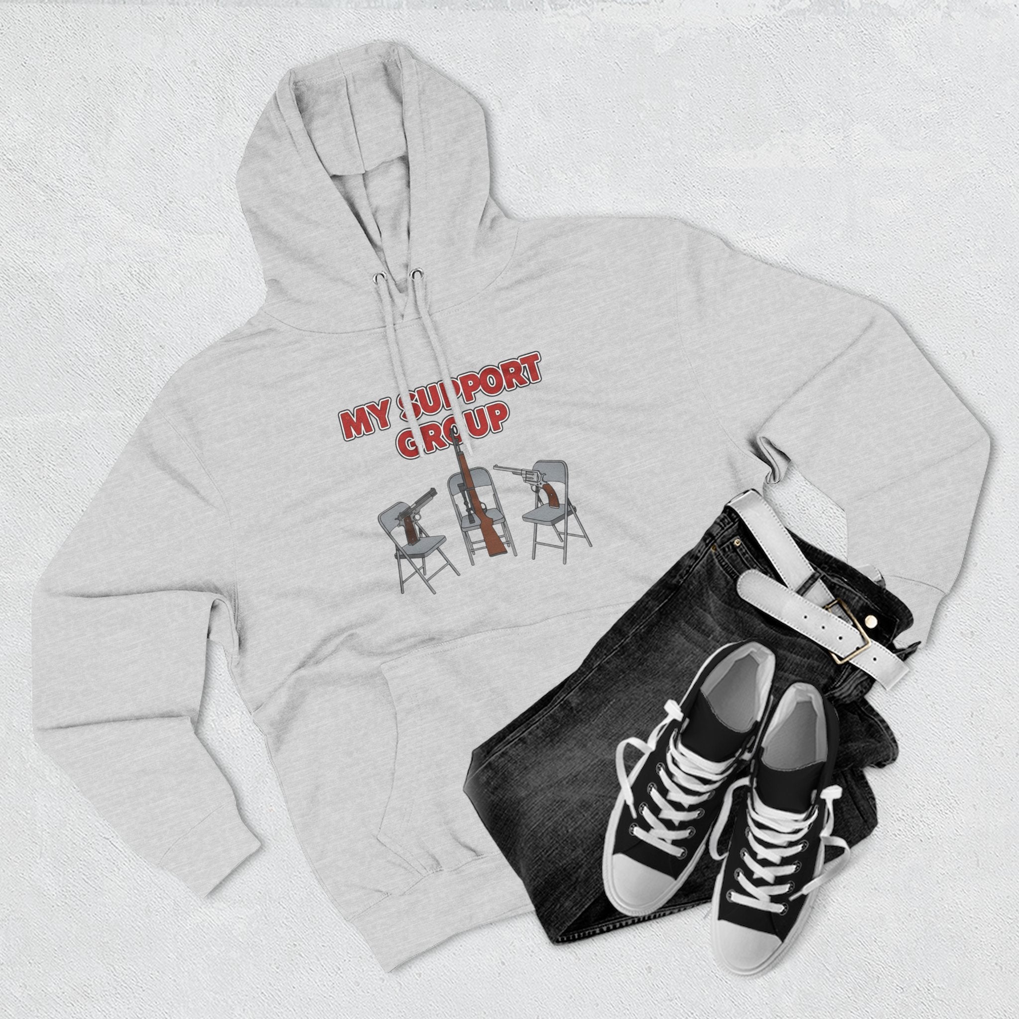 Support Group Hoodie — 'My Support Group' Graphic Pullover