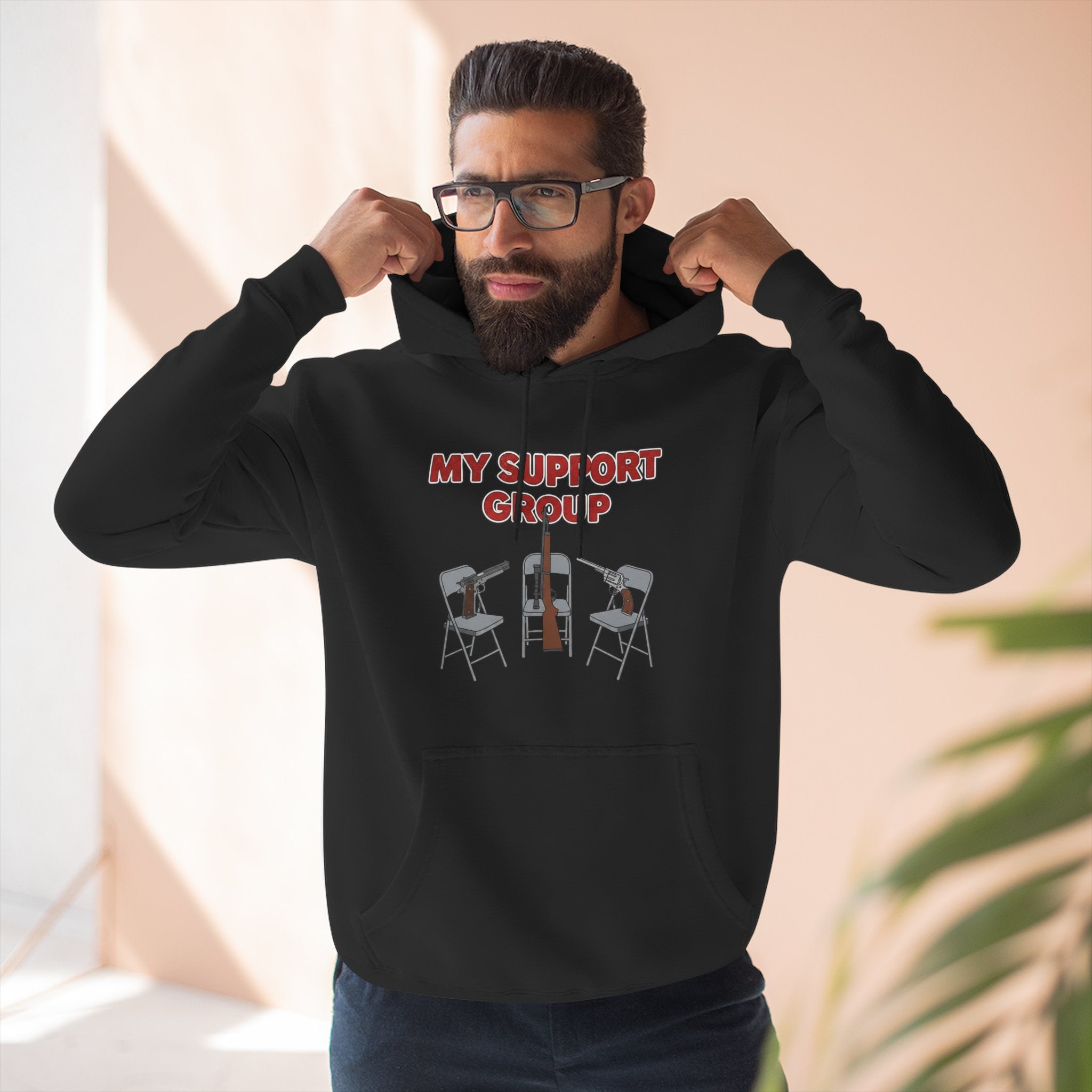 Support Group Hoodie — 'My Support Group' Graphic Pullover