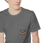 Pocket T-Shirt — 'Carpe Diem' Vintage Eagle Pocket Tee