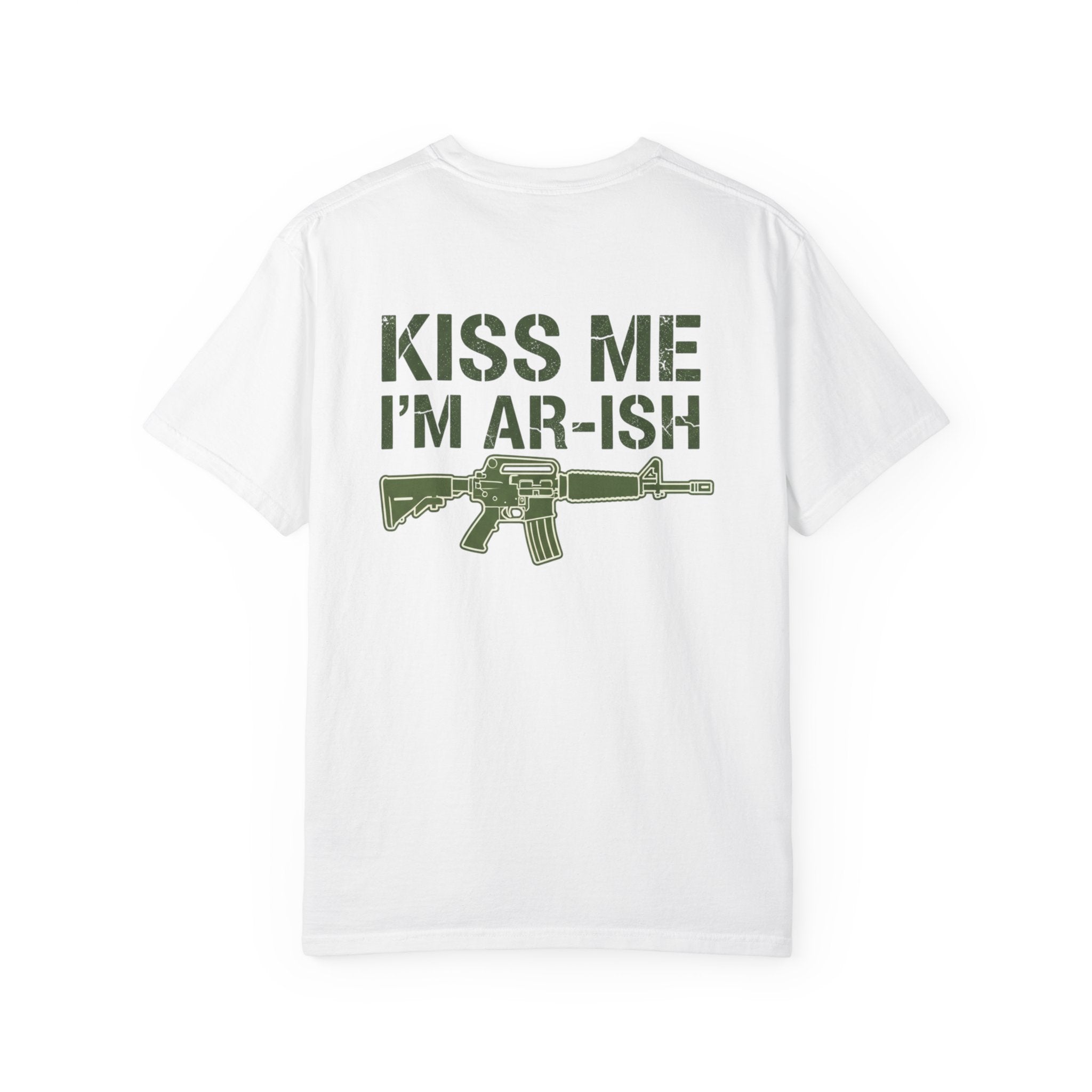 Kiss Me I’m AR-ish T-Shirt — Irish Flag & AR-15 St. Patrick’s Day Tee