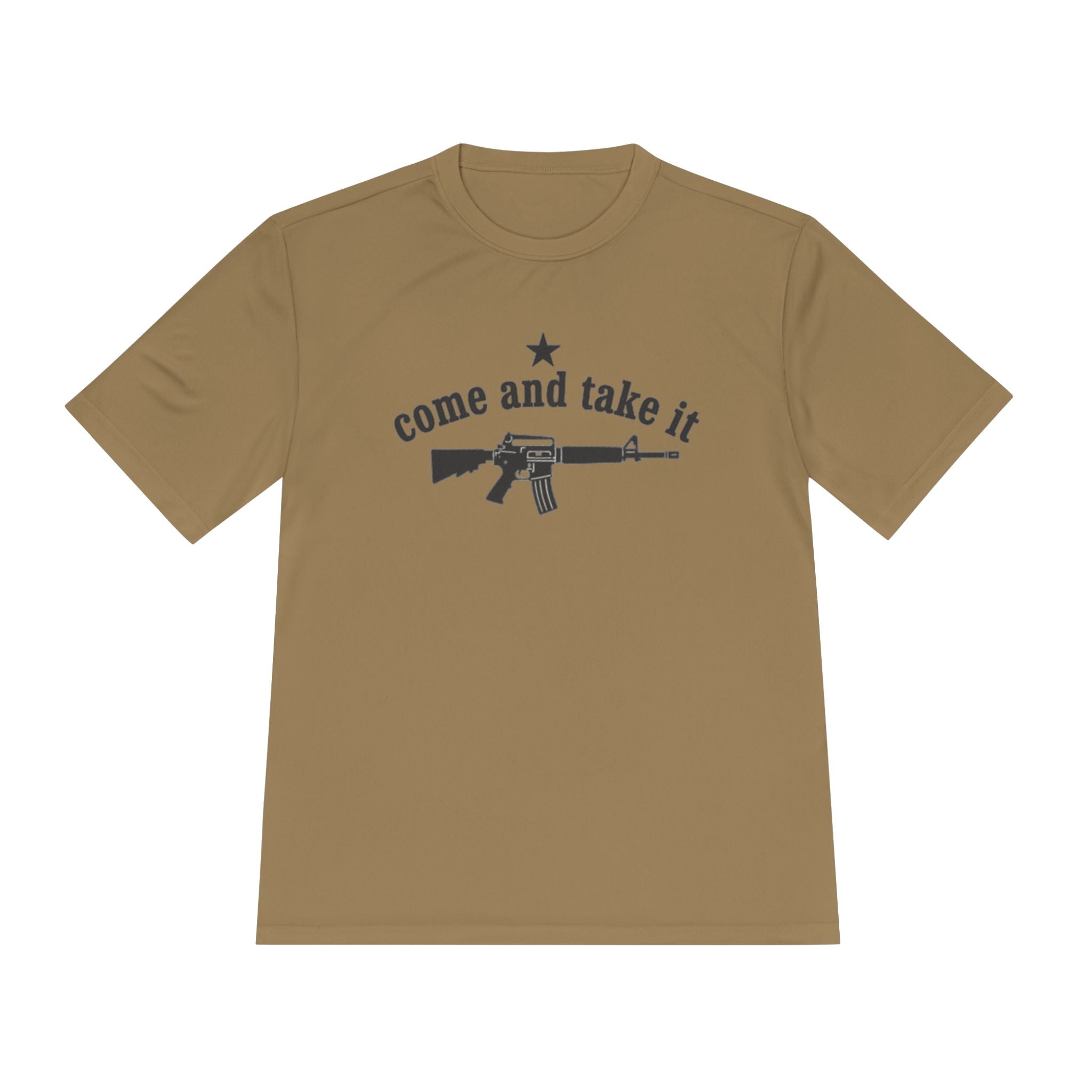 Come and Take It AR-15 Tee — Patriotic American Flag Moisture-Wicking Shirt