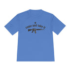 Come and Take It AR-15 Tee — Patriotic American Flag Moisture-Wicking Shirt