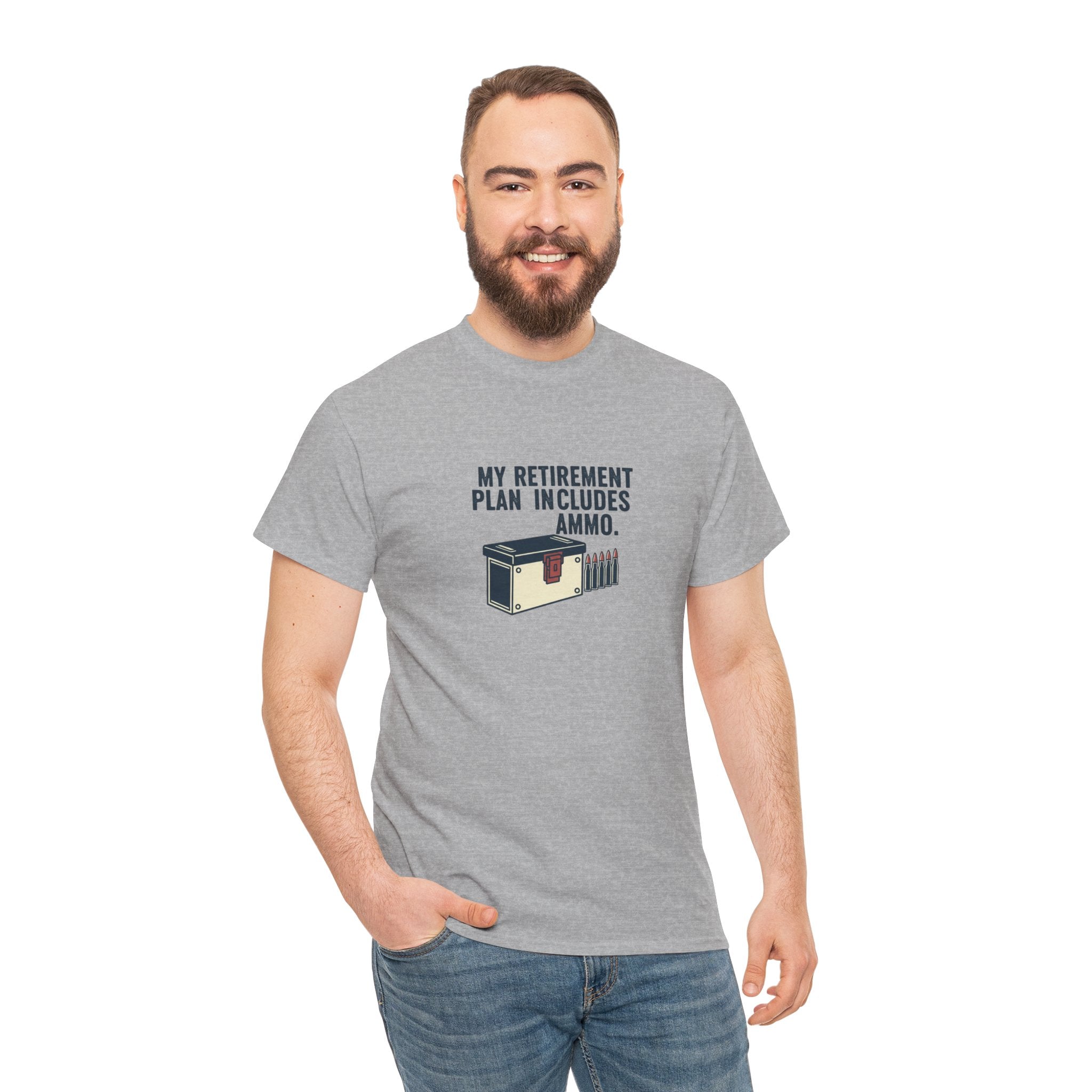 Ammunition Retirement Plan T-Shirt — Funny Gun Lover Tee