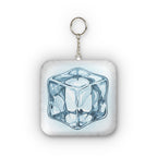 Ice Cube Mini Plush Keychain — Custom Shape Plush Keyring