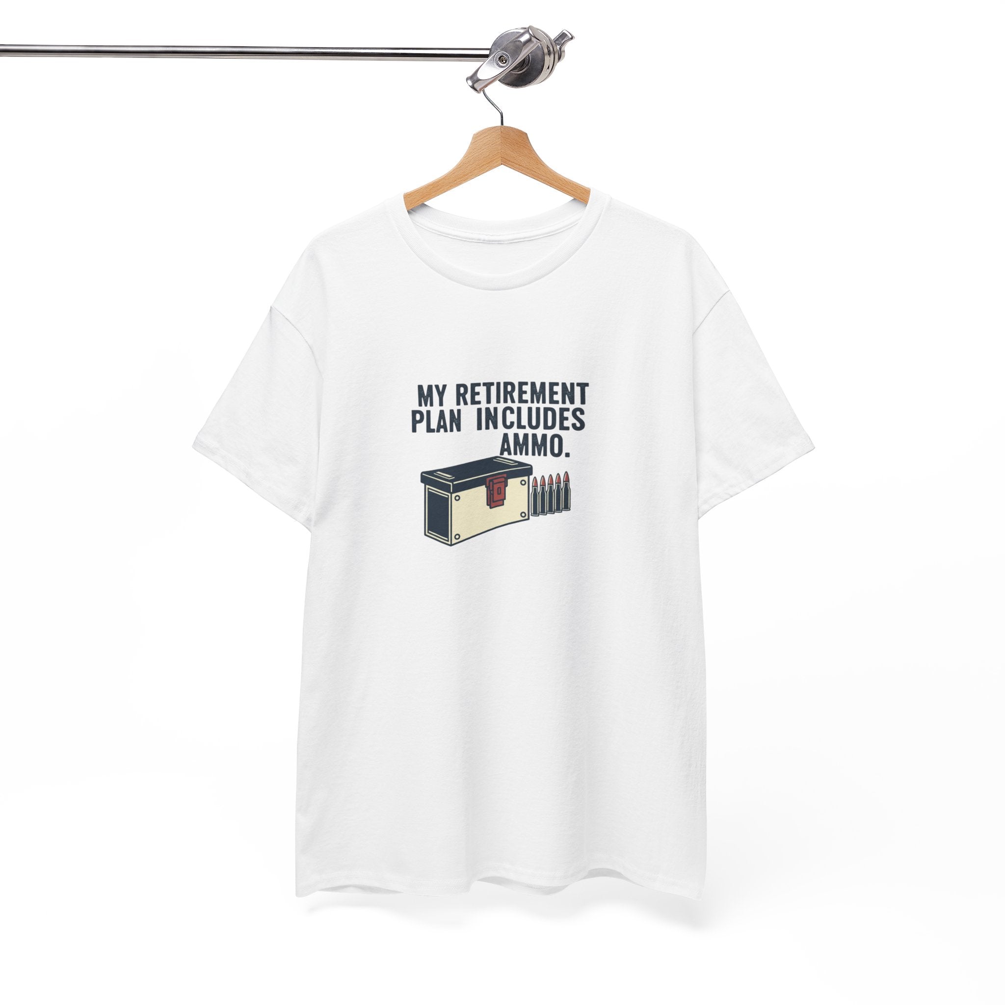Ammunition Retirement Plan T-Shirt — Funny Gun Lover Tee