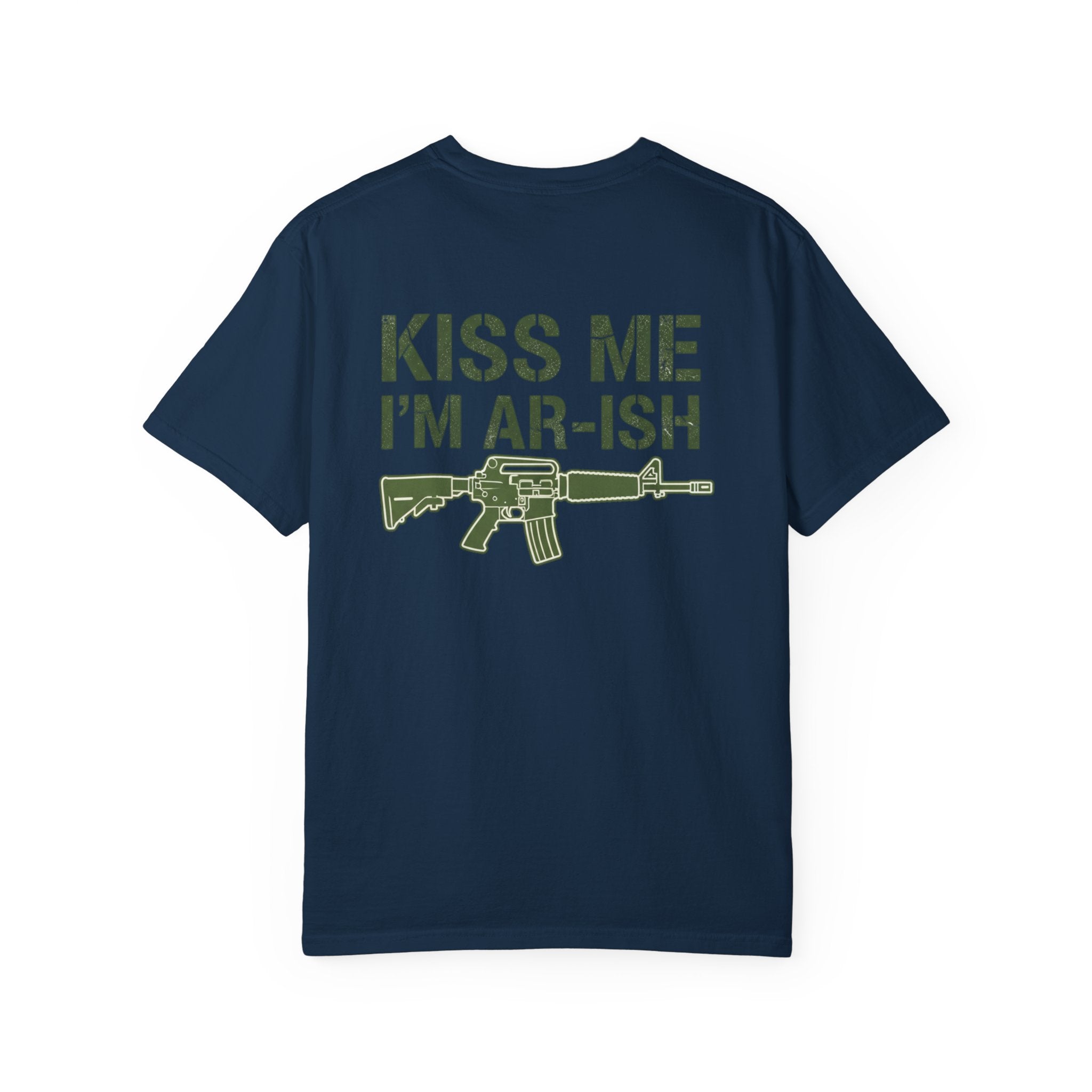 Kiss Me I’m AR-ish T-Shirt — Irish Flag & AR-15 St. Patrick’s Day Tee