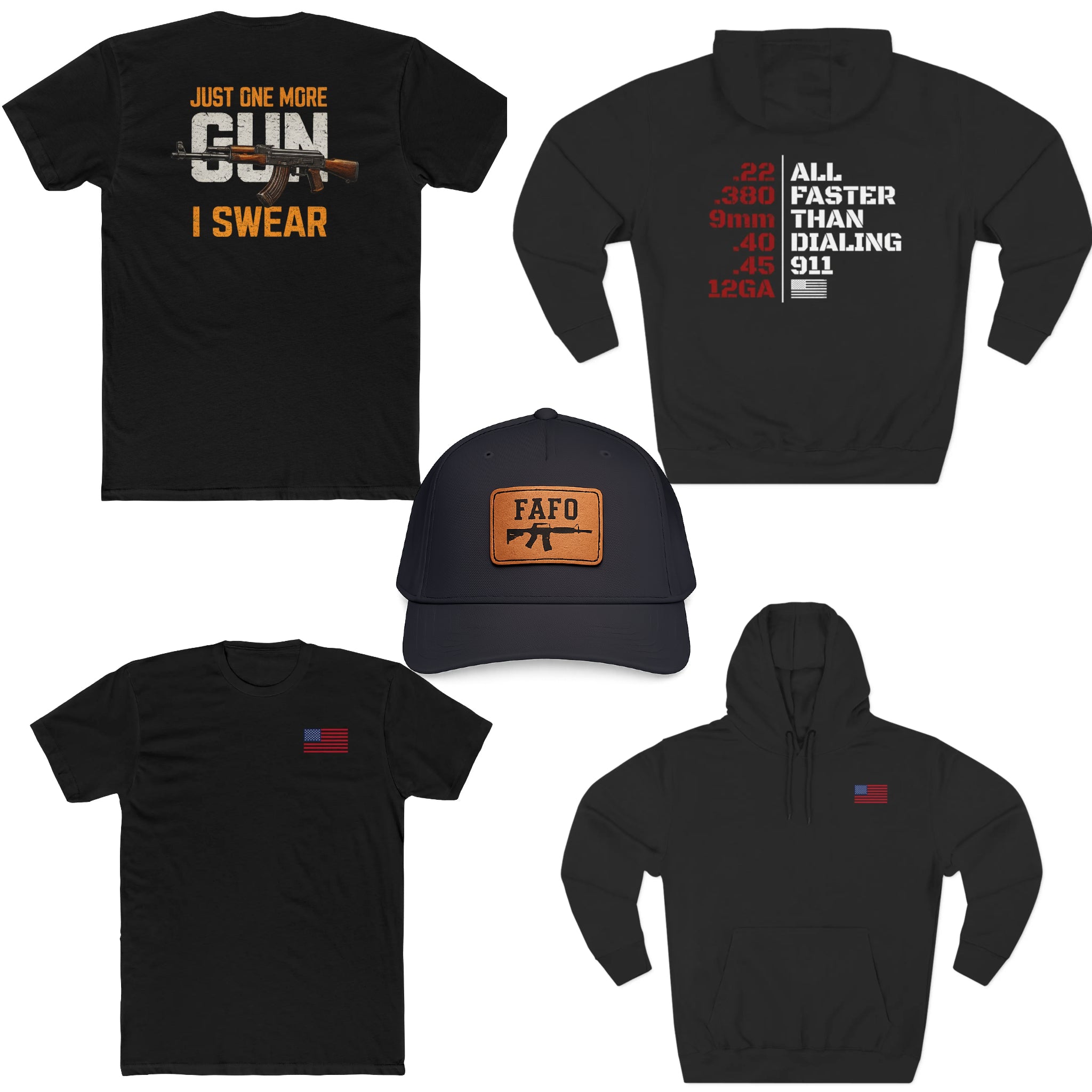 2A Bundle — Gun Lover's Pack | Shirt + Hoodie + Hat